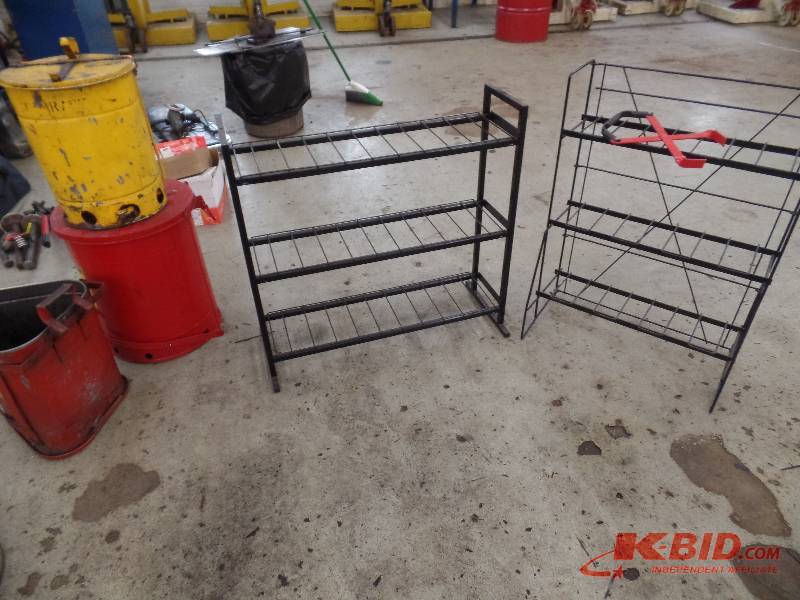 lot 156 image: Oil Rag Cans and Shelves