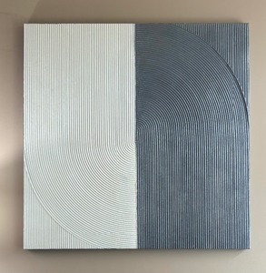 lot 57 image: Hand Painted Textured Original Artwork