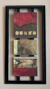 lot 112 image: Contemporary Framed Decorative Wall Hanging