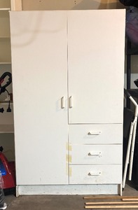 lot 147 image: Wonderful White Wardrobe  Cabinet