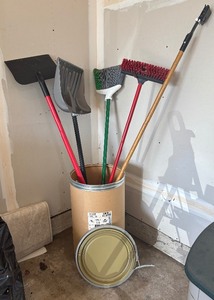 lot 152 image: Brooms, Scraper, Shovel and More