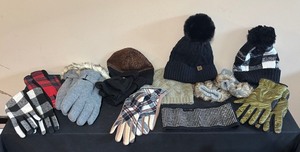 lot 160 image: Warm and Cozy Hats, Gloves and More