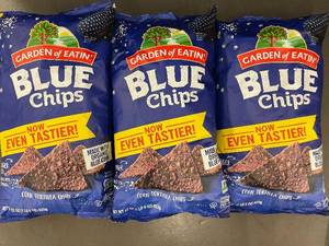 lot 15 image: PAL - 3 Giant Bags of Garden of Eatin Blue Corn Tortilla Chips