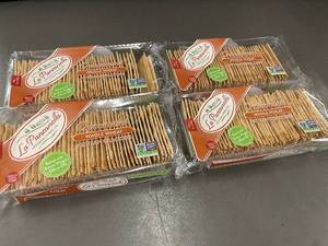 Set of 4 Packs of La Panzanella Whole Wheat Croccantini Crackers
