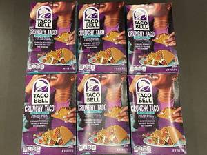 lot 21 image: AS 5 - Set of 6 Taco Bell Crunchy Taco Dinner Kits