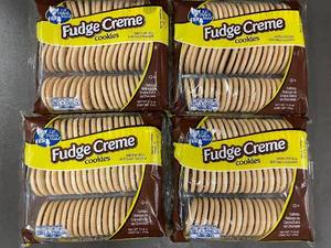 lot 28 image: NE 2 - Set of 4 Packs of Lil Dutch Maid Fudge Creme Cookies