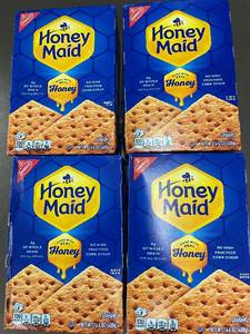 4 Boxes Honey Maid Graham Crackers - 14.4 oz Each