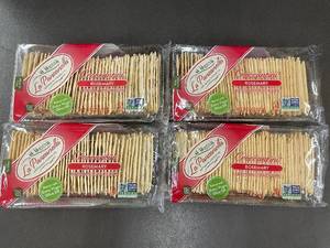 lot 42 image: Set of 4 Packs La Panzanella Rosemary Croccantini Artisan Crackers