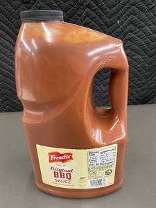 lot 65 image: AS 1 - Frenchs Original BBQ Sauce - 1 Gallon (3.78L), Best By Aug 10 2024