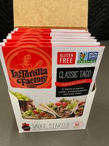 lot 89 image: AL 2 - Set of 8 La Tortilla Factory Classic Taco Sauce Starters