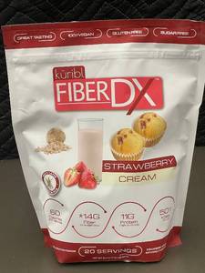 lot 132 image: ME 1 - Kuribl Fiber DX Strawberry Cream 21.1 oz (600g) 20 Servings