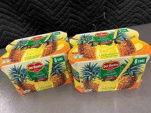 lot 187 image: Del Monte 100% Pineapple Juice 12-Cans (2x6Packs)