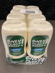 lot 196 image: Pack of 8 Only Plant Based Sour Cream 11 fl oz Bottles