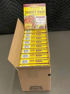lot 218 image: CA 2 - Box of 10 Old El Paso Sheet Pan Dinner Starter Tangy Fajita