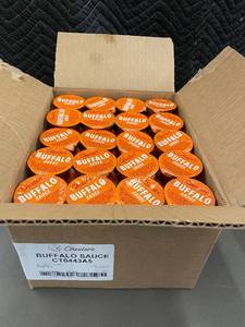 lot 397 image: TX 2 - Bulk Box of Chesters Buffalo Sauce Cups - 100 Count