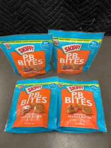 lot 461 image: TROL - Set of 4 Skippy P.B. Bites Double Peanut Butter Snacks