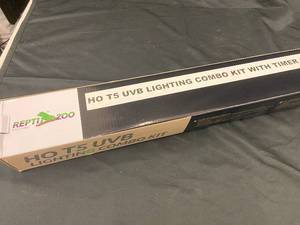 lot 14 image: REPTI-ZOO HO T5 UVB Lighting Combo Kit with Timer