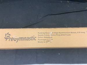 lot 76 image: 184 - Pregymnastic Folding Round-Edge 8ft Gymnastics Beam