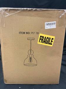 lot 85 image: 191 - Unopened Pendant Light Fixture with Industrial Design