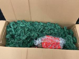 lot 137 image: 212 - Artificial Christmas Tree with Festive Decorations