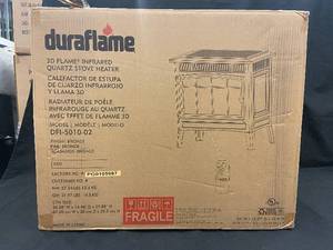 Duraflame 3D Flame Infrared Quartz Stove Heater in Bronze