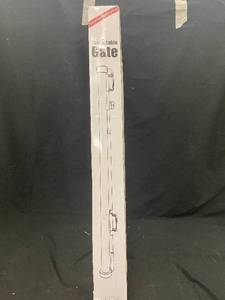 lot 162 image: 42-Inch Extra Tall Retractable Baby Gate - Black