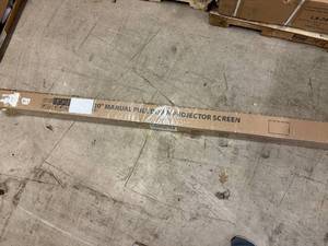 lot 11 image: 120 Manual Pull Down Projector Screen