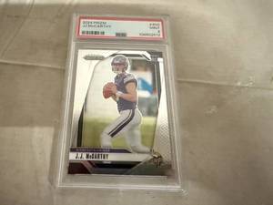 lot 27 image: PSA 9 JJ McCarthy Football Card