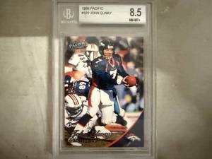 lot 31 image: Beckett 8.5 Near Mint John Elway