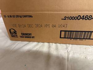 lot 82 image: 12 Packs of Taco Bell Crunchy Taco Cravings Kit
