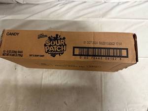 lot 110 image: 12 Bags of Sour Patch Watermelon
