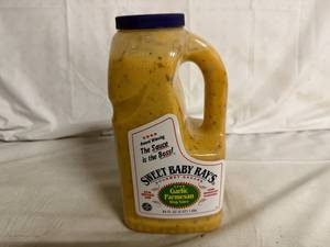 lot 141 image: 64floz Bottles of Sweet Baby Rays Garlic Parmesan Wing Sauce