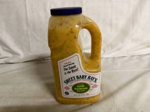 lot 142 image: 64floz Bottles of Sweet Baby Rays Garlic Parmesan Wing Sauce