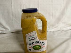 lot 143 image: 64floz Bottles of Sweet Baby Rays Garlic Parmesan Wing Sauce