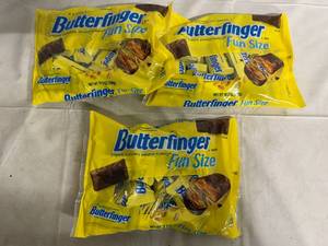 lot 148 image: 3 Bags of Butterfingers Fun Size Candy Bars