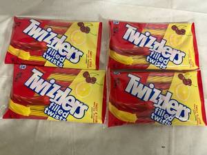 4 Bags of Twizzlers Filled Twists