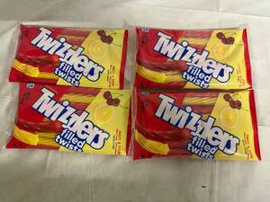 lot 157 image: 4 Bags of Twizzlers Filled Twists