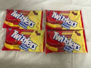 lot 158 image: 4 Bags of Twizzlers Filled Twists
