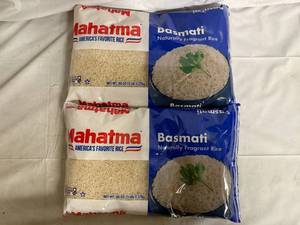 lot 170 image: 2 x 5lb Bags of Basmati Rice
