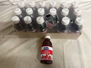 lot 198 image: 18 Bottles of Ocean Spray Cranberry Juice