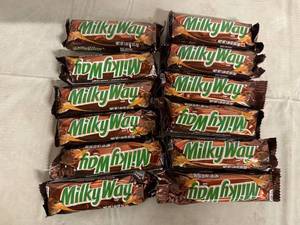 lot 228 image: 12 Milky Way Chocolate Bars