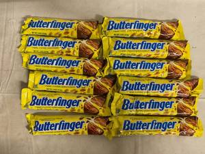 lot 241 image: 12 Butterfinger Candy Bars