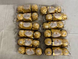 lot 243 image: 12 Packs of Ferrero Rocher