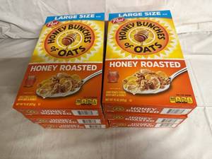 lot 102 image: 6 Boxes of Hone Bunches of Oats