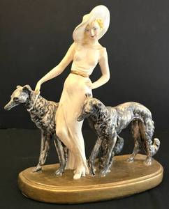 lot 83 image: Stunning Art  Deco A. Santini Sculpture
