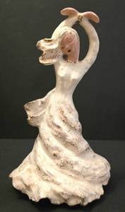 lot 89 image: Mid Century Modern Heidi Schoop Dancing Figure Planter