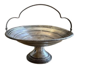 lot 14 image: Vintage Sterling Silver Bowl with Handle