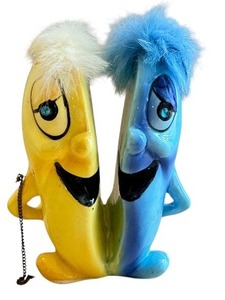 lot 27 image: Vintage Kreiss Psycho Split Personality Figurine 5 Tall