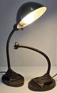 lot 316 image: Pair of Vintage Art Deco Lamps