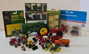 lot 318 image: New in Packages Tractor Replicas & Many Vintage Toys